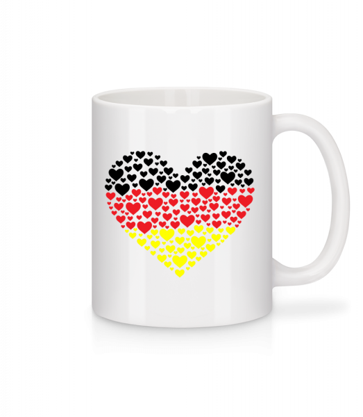 Hearts Germany - Mug - White - Vorn