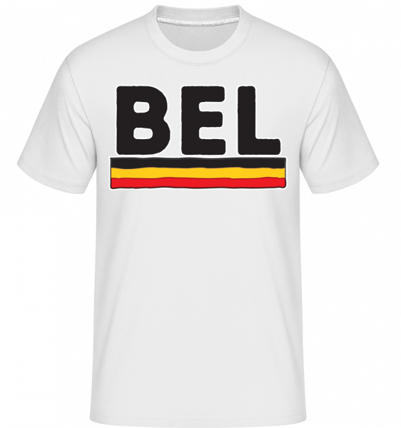 Football Belgium -  Shirtinator Men's T-Shirt - White - Vorn