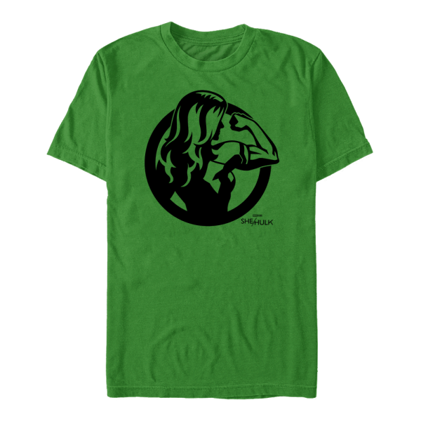 Marvel - She-Hulk Attorney at Law - She-Hulk Arm Flex Icon - Men's T-Shirt - Kelly green - Front