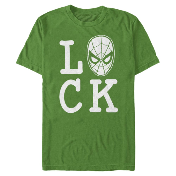Marvel - Avengers - Spider-Man Spider Luck - Men's T-Shirt - Kelly green - Front