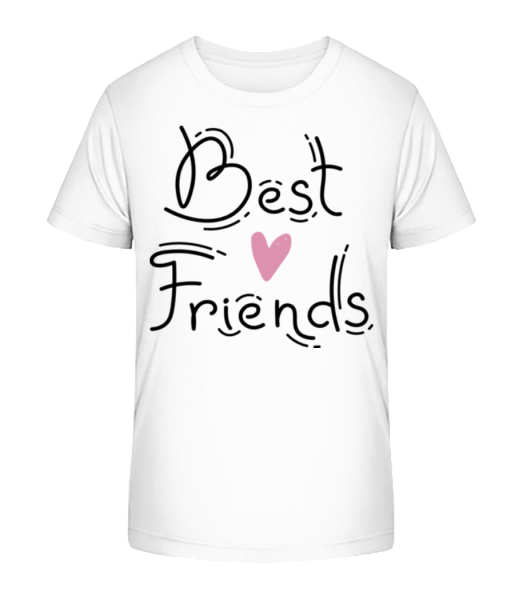 Best Friends - Kid's Bio T-Shirt Stanley Stella - White - Front