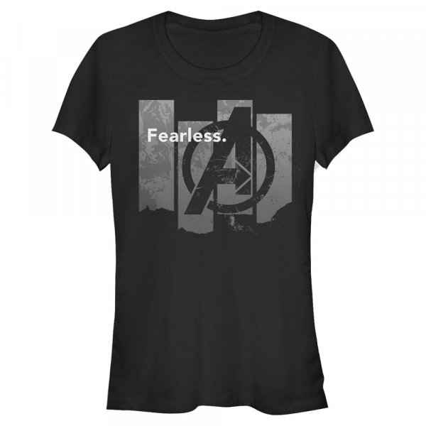 Marvel - Avengers Endgame - Logo Fearless - Women's T-Shirt - Black - Front