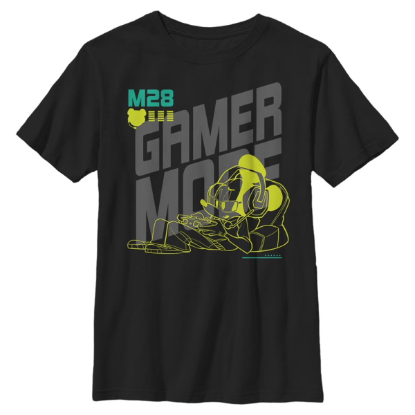 Disney Classics - Mickey Mouse - Mickey Gamer Time - Kids T-Shirt - Black - Front