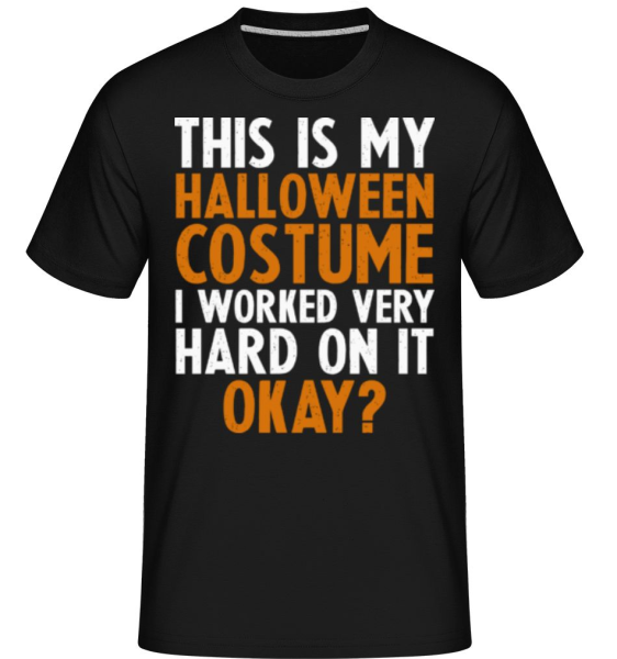 This Is My Halloween Costume -  Shirtinator Men's T-Shirt - Black - Front