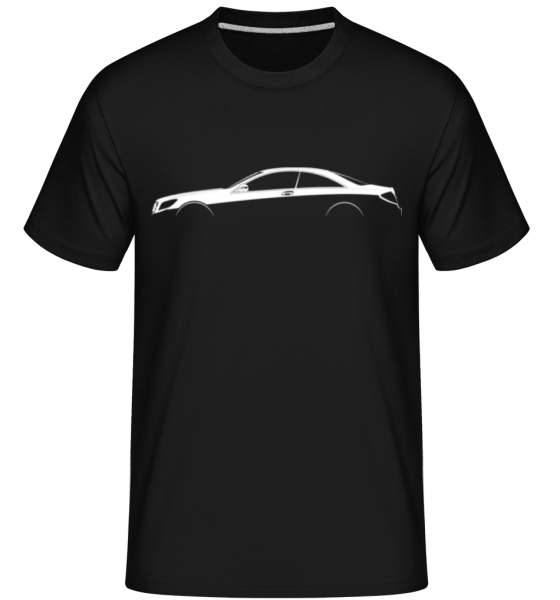 'Mercedes CL C216' Silhouette -  Shirtinator Men's T-Shirt - Black - Front