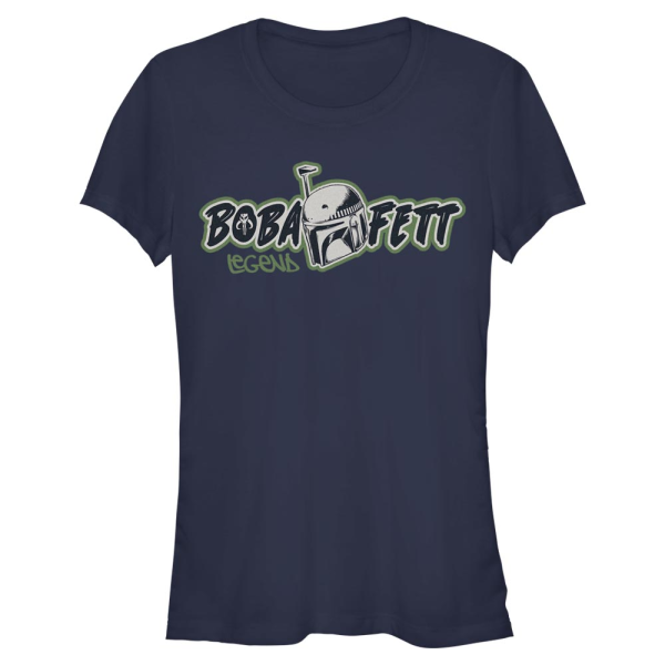 Star Wars - Book of Boba Fett - Boba Fett Legend Boba - Women's T-Shirt - Navy - Front