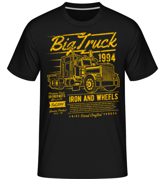 Big Truck 2 -  Shirtinator Men's T-Shirt - Black - Front