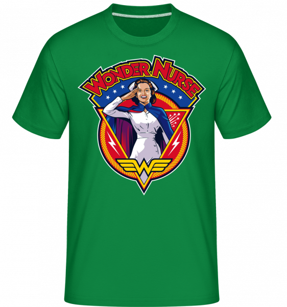 Wonder Nurse -  Shirtinator Men's T-Shirt - Kelly green - Vorn
