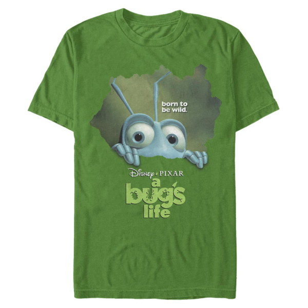 Pixar - A Bug's Life - Flik Looking Through - Men's T-Shirt - Kelly green - Front