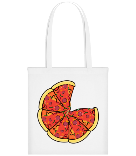 Pizza - Tote Bag - White - Front