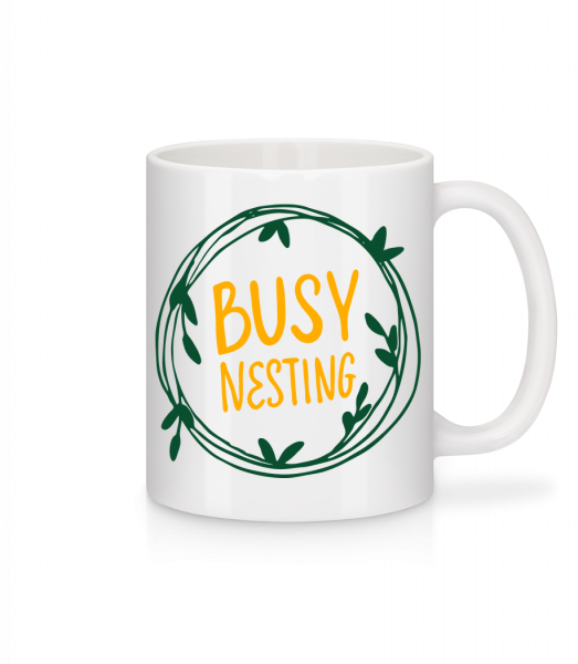 Busy Nesting - Mug - White - Vorn