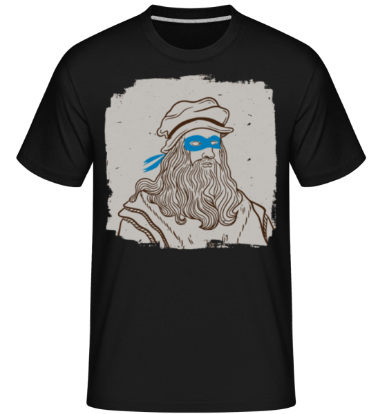 Leonardo Da Vinci -  Shirtinator Men's T-Shirt - Black - Front