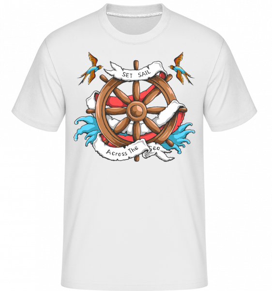 Set Sail Across The Sea -  Shirtinator Men's T-Shirt - White - Vorn