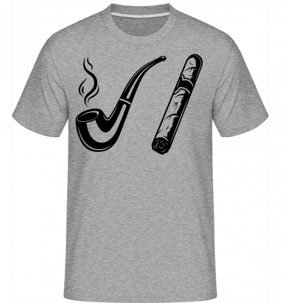 Pipe And Cigars -  Shirtinator Men's T-Shirt - Heather grey - Vorn