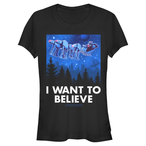 Star Wars - Darth Vader Believer - Christmas - Women's T-Shirt - Black - Front