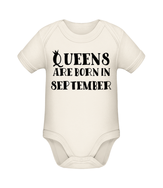 Queens Are Born In September - Organic Baby Body - Cream - Front