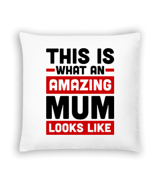Amazing Mum - Cushion - White - Front
