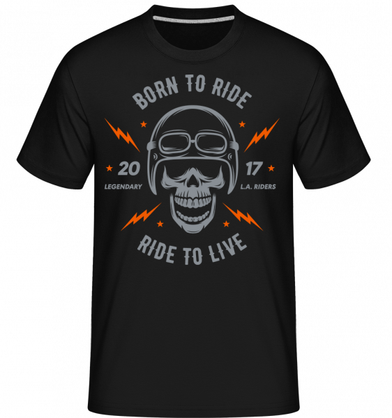 Born To Ride -  Shirtinator Men's T-Shirt - Black - Vorn