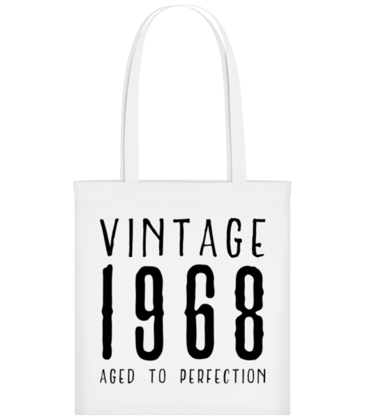 Vintage 1968 Aged To Perfection - Tote Bag - White - Front