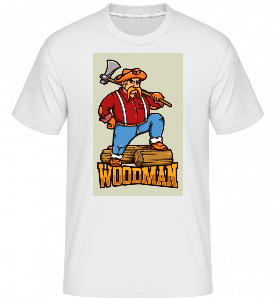 Woodman -  Shirtinator Men's T-Shirt - White - Vorn