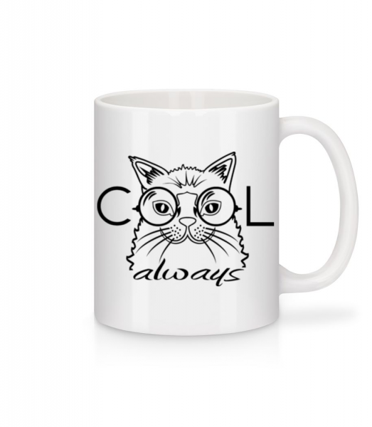 Cool Cat Always - Mug - White - Front