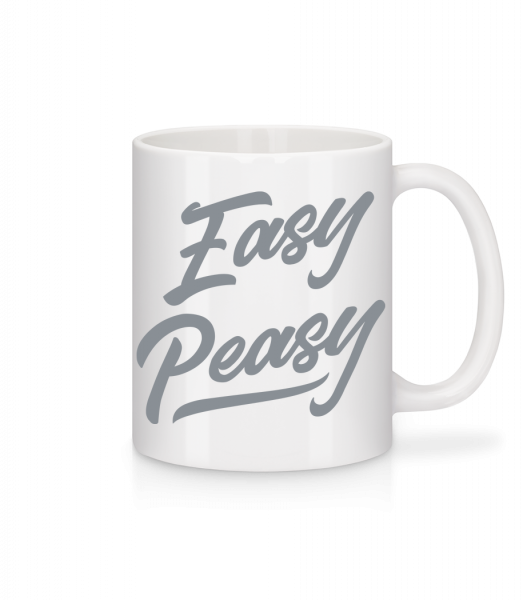 Easy Peasy - Mug - White - Vorn