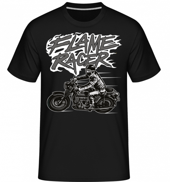 Flame Racer -  Shirtinator Men's T-Shirt - Black - Vorn