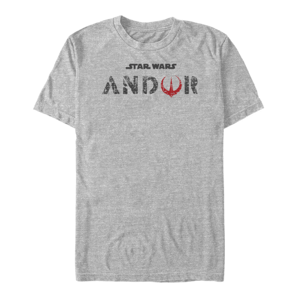 Star Wars - Andor - Logo Flat Andor - Men's T-Shirt - Heather grey - Front