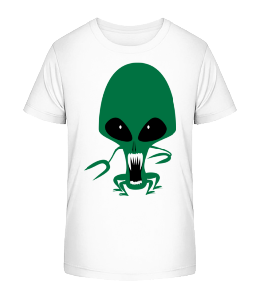 Alien Octopus - Kid's Bio T-Shirt Stanley Stella - White - Front
