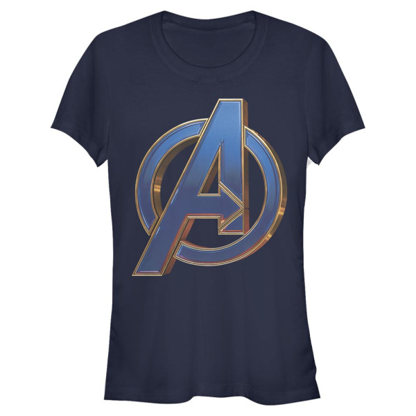 Marvel - Avengers Endgame - Logo Blue - Women's T-Shirt - Navy - Front