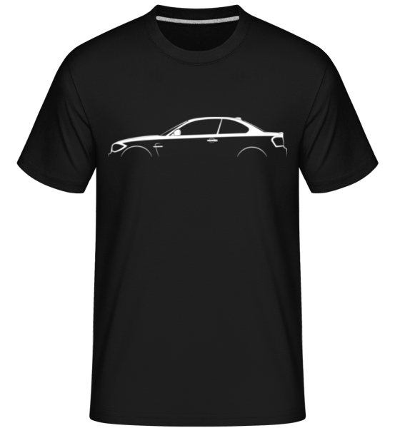 'BMW 1M Coupe E82' Silhouette -  Shirtinator Men's T-Shirt - Black - Front