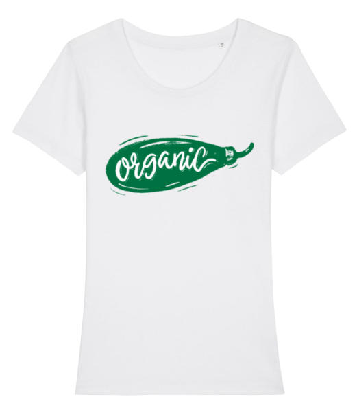 Organic - Women's Organic T-Shirt Stanley Stella - White - Front