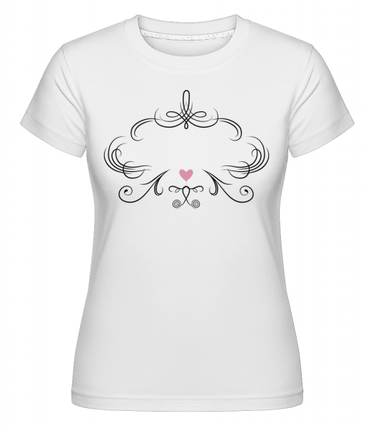 Pretty Frame -  Shirtinator Women's T-Shirt - White - Vorn