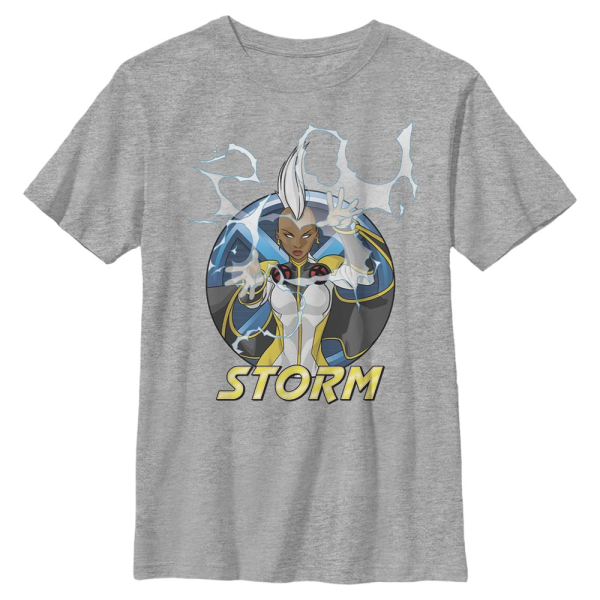 Marvel - X-Men - Storm Panels - Kids T-Shirt - Heather grey - Front
