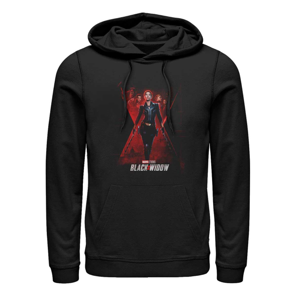 Marvel - Black Widow - Group Shot Official Poster - Unisex Hoodie - Black - Front