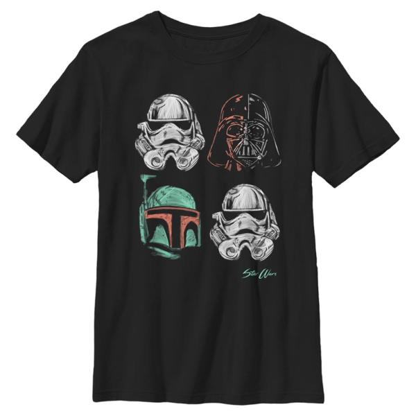 Star Wars - Skupina Marker Baddies - Kids T-Shirt - Black - Front