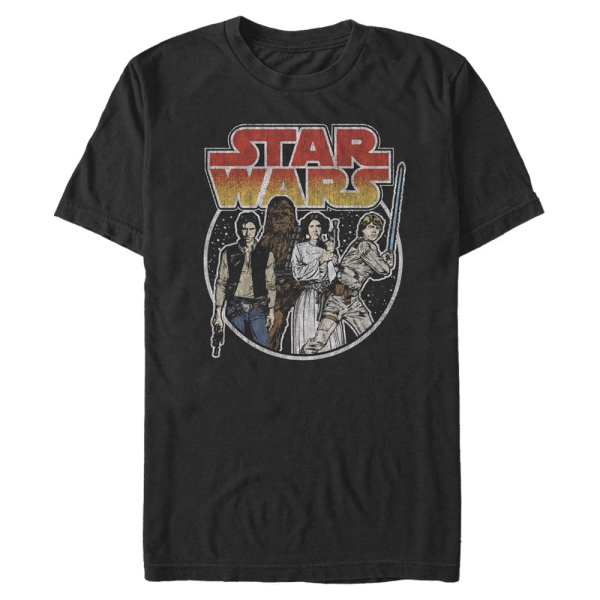 Star Wars - Skupina Rebel Group - Men's T-Shirt - Black - Front