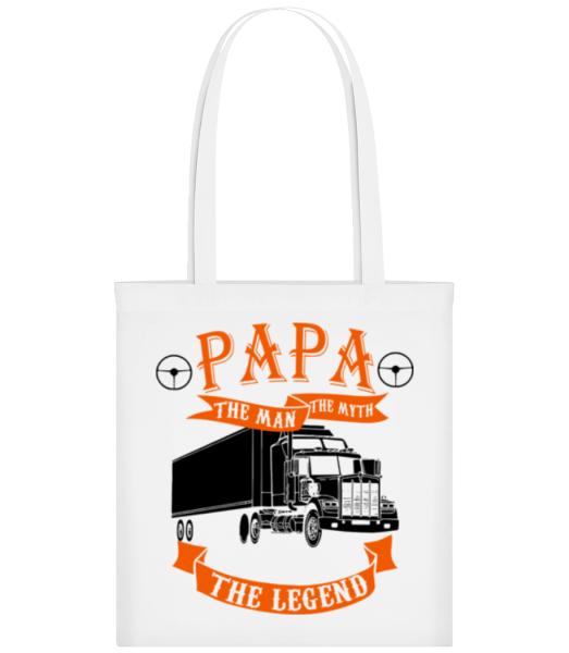 Papa The Legend - Tote Bag - White - Front