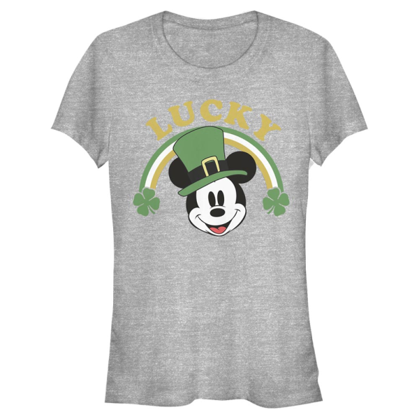 Disney - Mickey Mouse - Mickey Lucky - Women's T-Shirt - Heather grey - Front