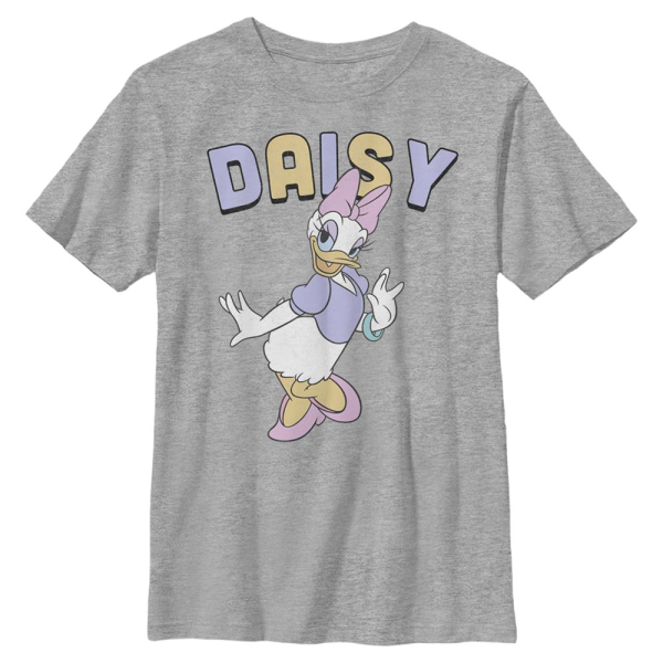 Disney - Mickey Mouse - Daisy Duck - Kids T-Shirt - Heather grey - Front