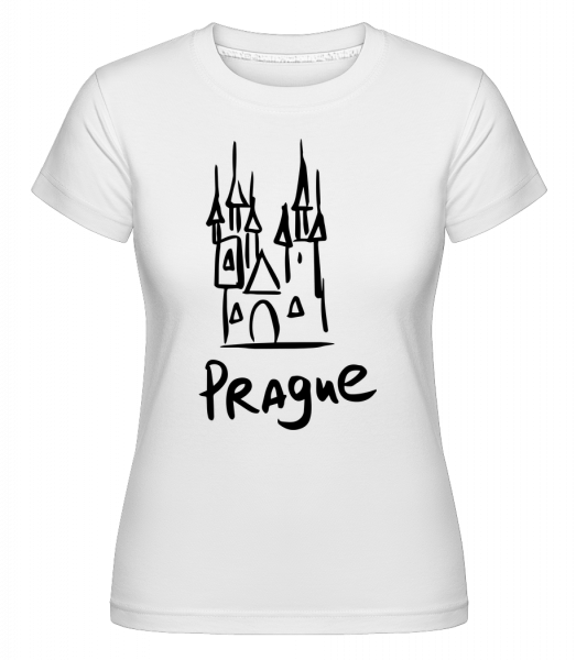 Prague s´Sign -  Shirtinator Women's T-Shirt - White - Vorn