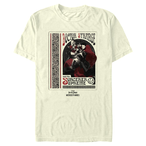 Marvel - Doctor Strange - Doctor Strange & Wong Sorcerer Supreme - Men's T-Shirt - Cream - Front