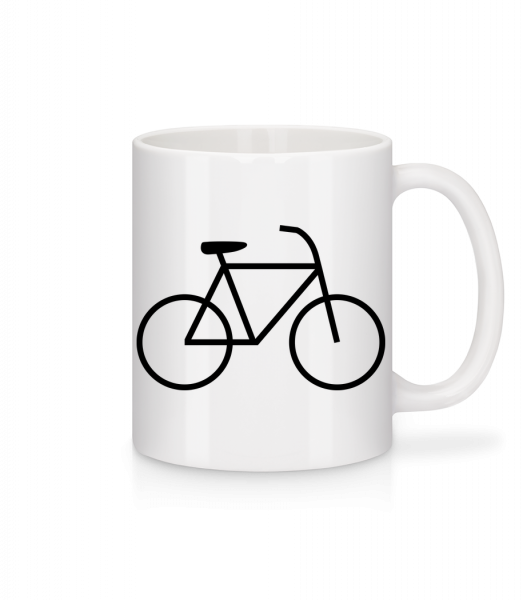 Bicycle - Mug - White - Vorn