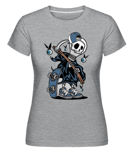 Grim Reaper -  Shirtinator Women's T-Shirt - Heather grey - Front
