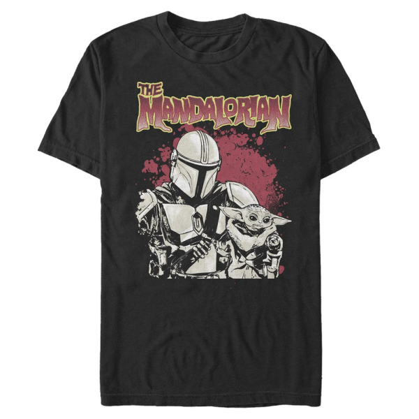 Star Wars - The Mandalorian - Skupina Nice Pair - Men's T-Shirt - Black - Front