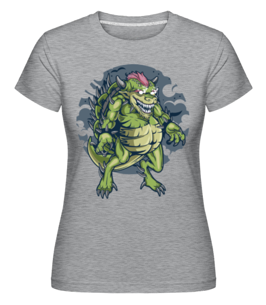 Monster -  Shirtinator Women's T-Shirt - Heather grey - Front