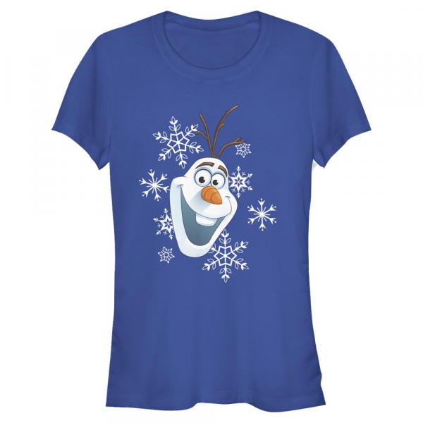 Disney - Frozen - Olaf Hat - Women's T-Shirt - Royal blue - Front