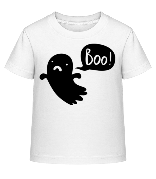 Boo! Ghost - Kid's Shirtinator T-Shirt - White - Front