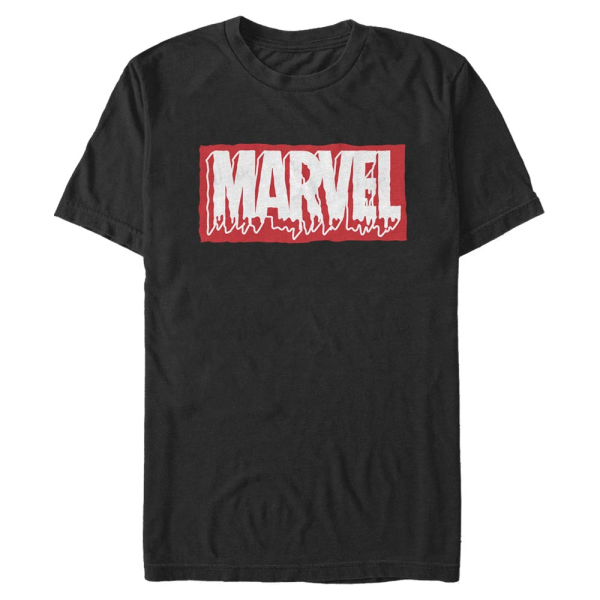 Marvel - Logo Drip Filled - Men's T-Shirt - Black - Front