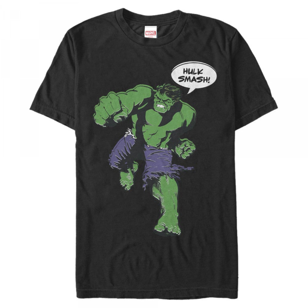 Marvel - Avengers - Hulk Vintage Smash - Men's T-Shirt - Black - Front